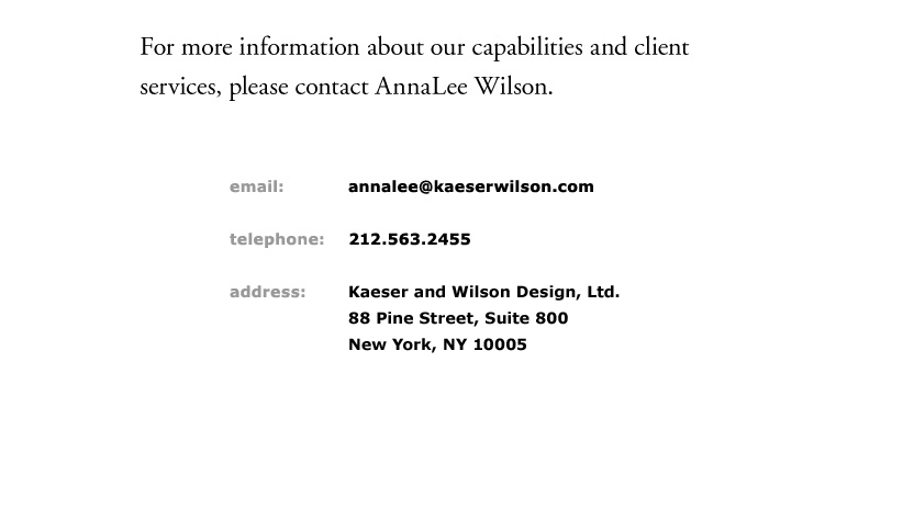 anna lee at kaeser wilson dot com